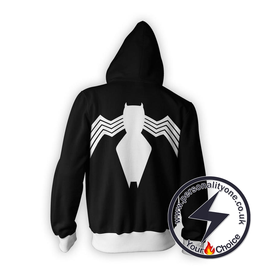 SYMBIOTE SPIDERMAN 3D Hoodies - ZIP UP - SPIDERMAN 3D